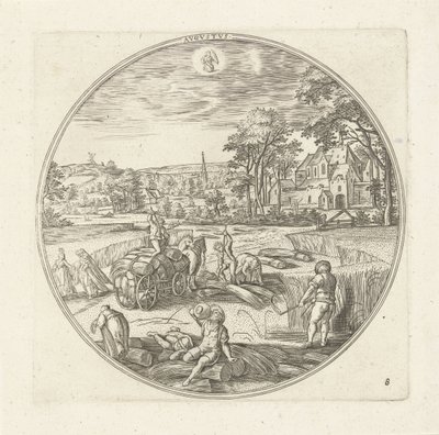 August (The Twelve Months) by Adriaen Collaert