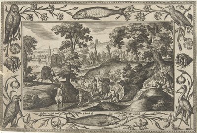 Deer Hunt by Adriaen Collaert
