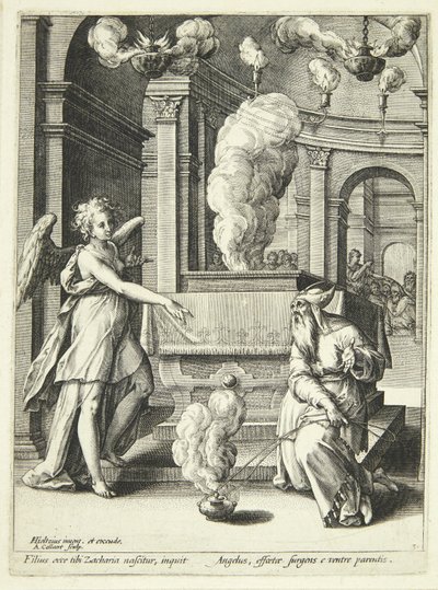 The Annunciation by Adriaen Collaert