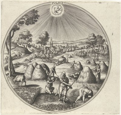 July by Adriaen Collaert