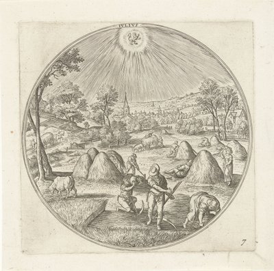 July (The Twelve Months) by Adriaen Collaert