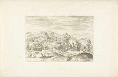 Landscape with a Stream by Adriaen Collaert