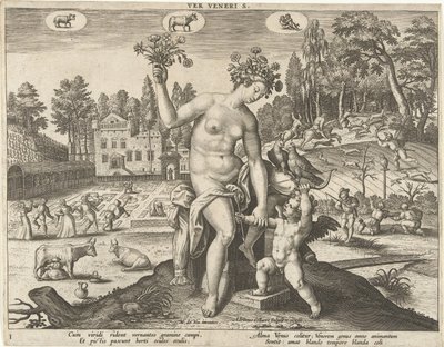 Spring by Adriaen Collaert