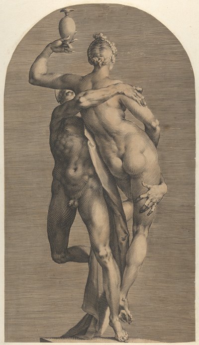 Mercury Abducting Psyche, ca. 1622 by Adriaen Collaert