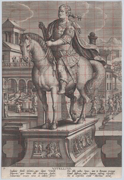 Plate 9: Equestrian Statue of Vitellius by Adriaen Collaert