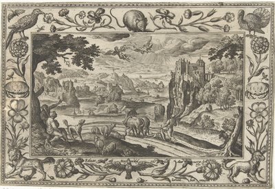 Fall of Icarus by Adriaen Collaert