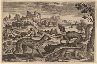 Weasels and Squirrels by Adriaen Collaert