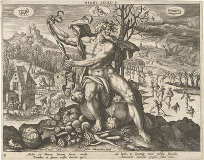 Winter by Adriaen Collaert