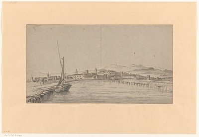 View of a Town in the Tiber Valley by Adriaen Honich