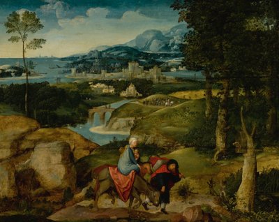 The Flight into Egypt by Adriaen Isenbrandt