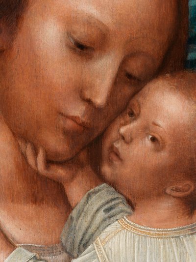 Madonna with John the Baptist and Saint Jerome (detail) by Adriaen Isenbrandt or Isenbrant