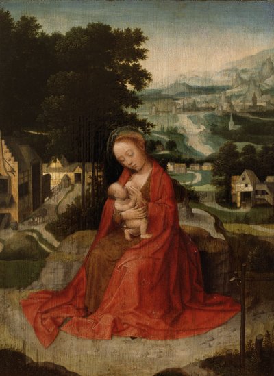 The Rest on the Flight into Egypt by Adriaen Isenbrandt or Isenbrant