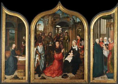 Triptych, c.1510-12 by Adriaen Isenbrandt or Isenbrant