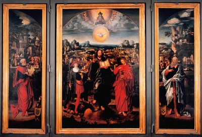 Tryptic of Saint Pancrace by Adriaen Isenbrandt or Isenbrant