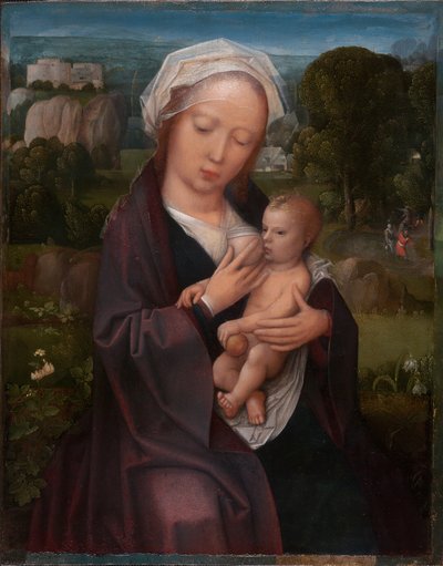 Virgin and Child by Adriaen Isenbrandt or Isenbrant