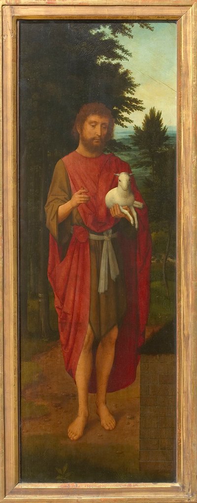 Saint John the Baptist (Wing of a triptych) by Adriaen Isenbrant