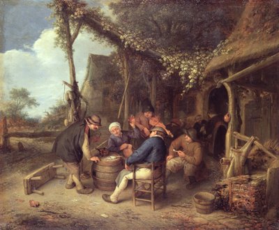 After Work in the Country by Adriaen Jansz. van Ostade