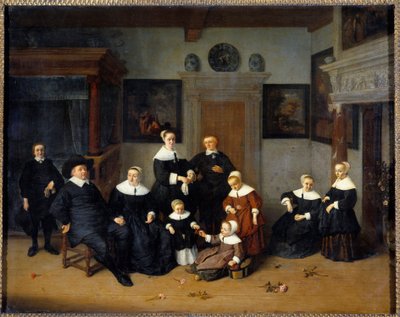 Family Portrait by Adriaen Jansz. van Ostade