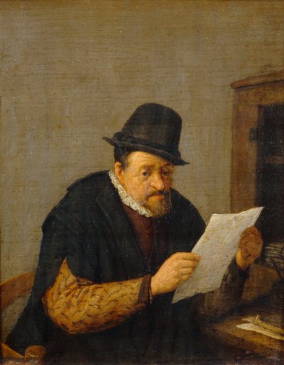 The Reading by Adriaen Jansz. van Ostade