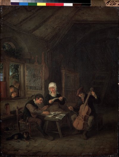 Rural Musicians by Adriaen Jansz. van Ostade