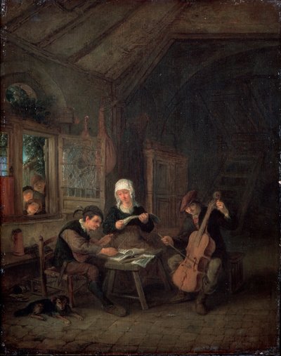 Rural Musicians by Adriaen Jansz. van Ostade