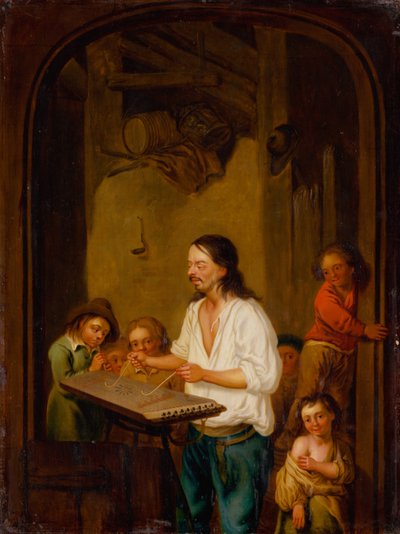 The Cimbalom Player by Adriaen Jansz. van Ostade