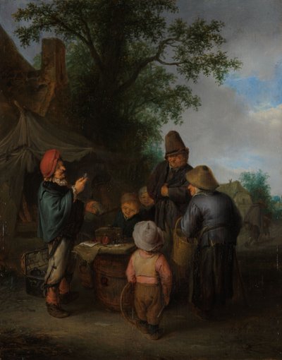 The Quacksalver by Adriaen Jansz. van Ostade