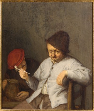 The Smoker and the Drinker by Adriaen Jansz. van Ostade