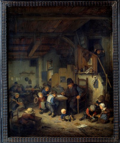 The Schoolmaster by Adriaen Jansz. van Ostade
