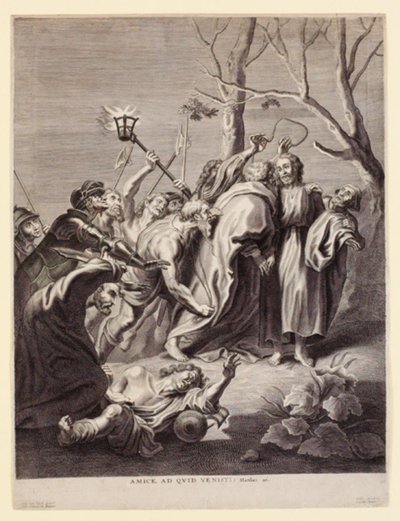 Image from the Life of Jesus. Amice, as quid venesti by Adriaen Lommelin