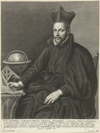Portrait of Johannes Carolus de la Faille by Adriaen Lommelin