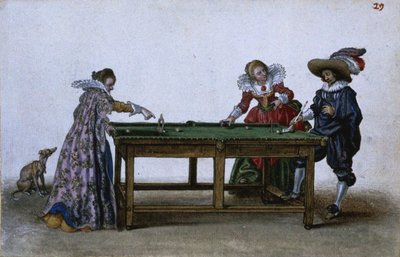 Game of Billiards by Adriaen Pietersz van de Venne