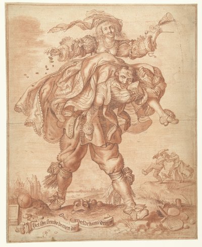 It Takes Strong Legs to Carry Luxury by Adriaen Pietersz van de Venne