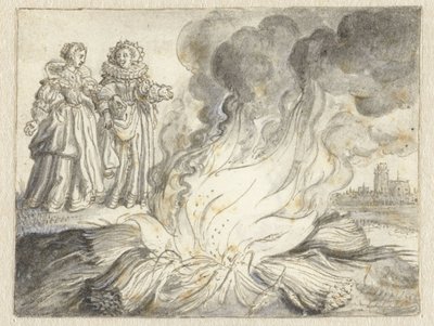 “Passion is the Fire of Naught but Straw” by Adriaen Pietersz van de Venne