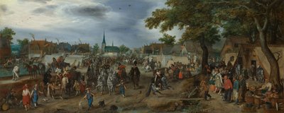 Princes Maurice and Frederick Henry at the Valkenburg Horse Fair by Adriaen Pietersz van de Venne