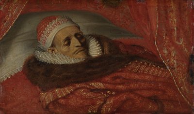 Stadtholder Prince Maurice Lying in State by Adriaen Pietersz van de Venne