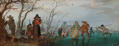 Winter (Amusement on the Ice) by Adriaen Pietersz van de Venne