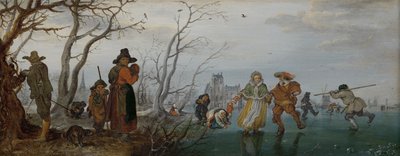 Winter Amusement on the Ice, 1625 by Adriaen Pietersz van de Venne