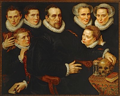 Portrait of a Family by Adriaen Thomasz Key