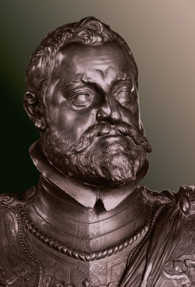 Rudolph II Holy Roman Emperor (1552-1612) (detail) by Adriaen de Vries