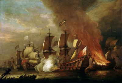 An Action of the English Succession, Late 17th Century by Adriaen van Diest