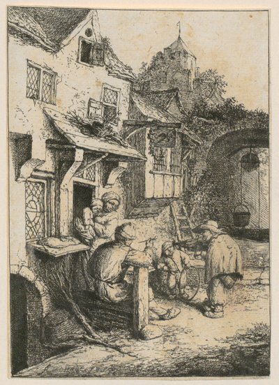 Hunchback Violin Player by Adriaen van Ostade