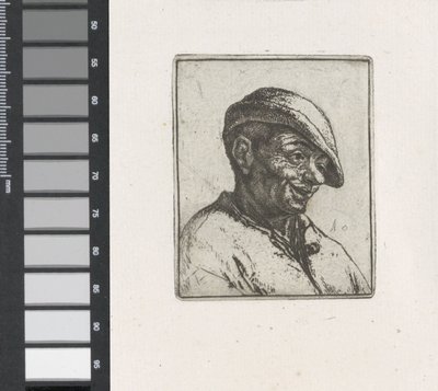 Bust of a Laughing Peasant by Adriaen van Ostade