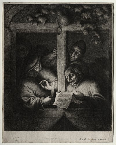 The Carol Singers by Adriaen van Ostade