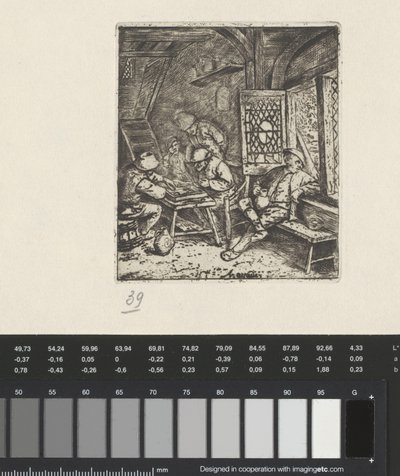 Backgammon Players in an Inn by Adriaen van Ostade