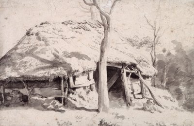 A Sheepfold in the Forest by Adriaen van de Velde