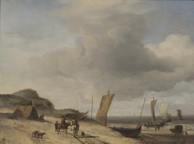 Dunes At Scheveningen by Adriaen van de Velde