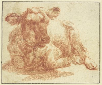 Lying Cattle to the Left by Adriaen van de Velde
