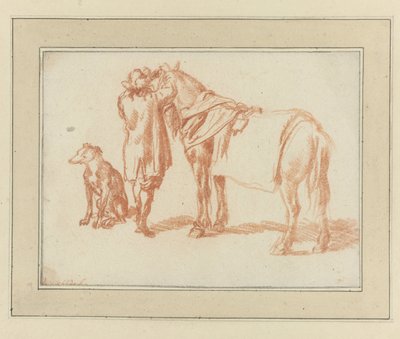 Rider Next to a Horse and a Dog by Adriaen van de Velde