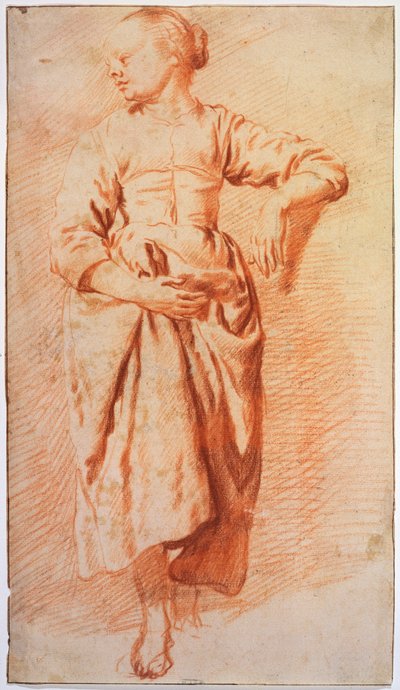 Woman in Peasant Dress by Adriaen van de Velde
